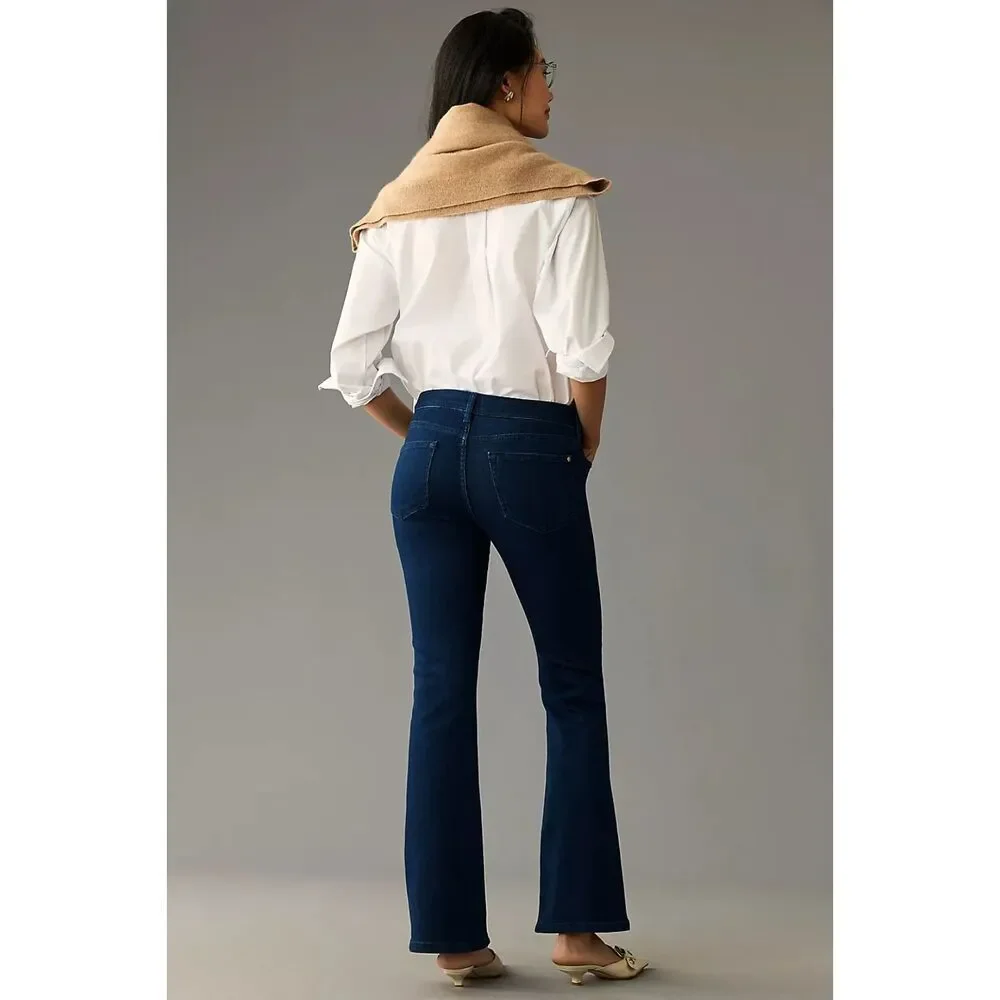 Pilcro Women Size 30P The Icon Flare Denim Jeans Casual Western Retro Festival - Picture 3 of 13